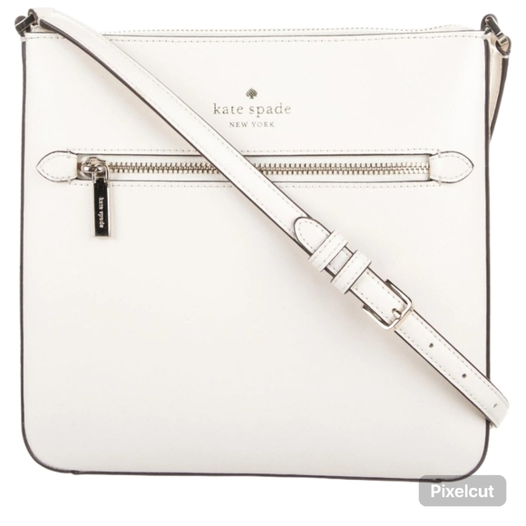 NWT Kate Spade Sadie Crossbody Bag Meringue Cream Leather Purse Current Season - Picture 1 of 11